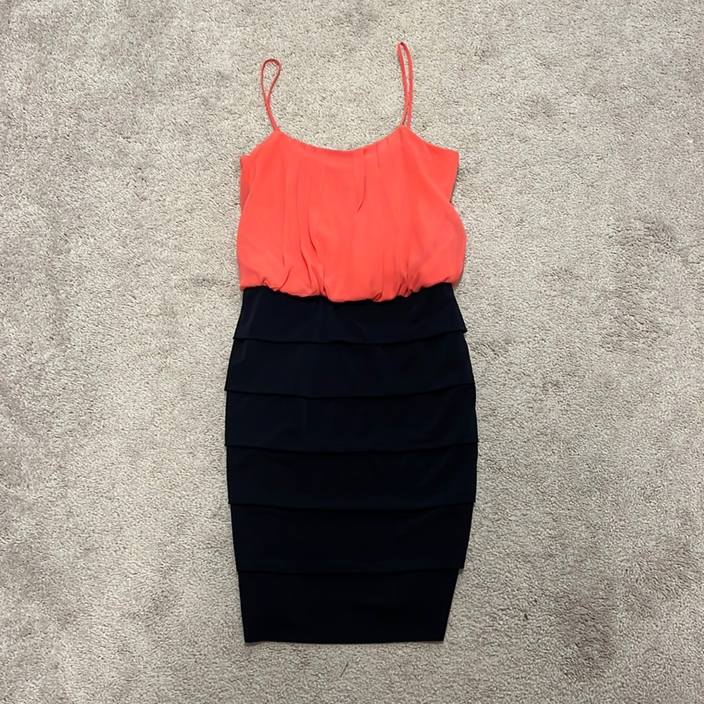 Pink and Blue Dress
